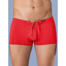 LHM Red Lace-Up Boxer Shorts