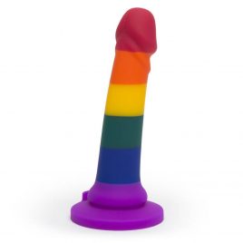 Lovehoney Super Soft Silicone Rainbow Dildo 7 Inch