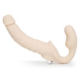 Lifelike Lover Luxe Posable Realistic Vibrating Strapless Strap-On