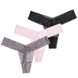 Lovehoney Wild Thing Leopard Lace Thong Set (3 Piece)