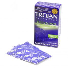 Trojan Extended Pleasure Condoms (12 Count)