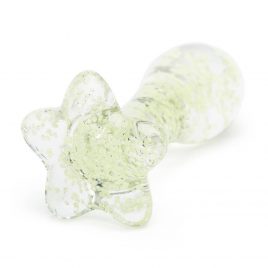 Lovehoney Sensual Glass Glow-in-the-Dark Butt Plug