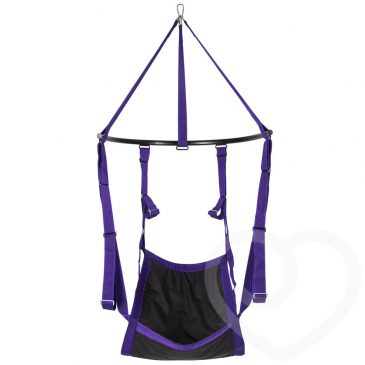 Feeling Like Adding a New Sexy Decor Piece? Try the Purple Reins Sex Sling