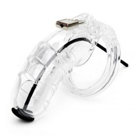 Man Cage Medium Chastity Cage with Silicone Urethral Sound