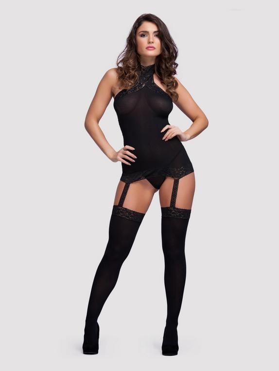 Lovehoney Dangerous Curves Sheer Suspender Bodystocking