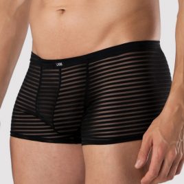 LHM Stripe Mesh Boxer Shorts Black