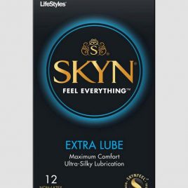 LifeStyles SKYN Extra Lubricated Non Latex Condoms (12 Count)