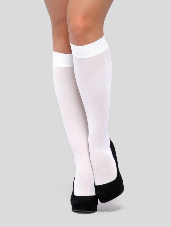 Lovehoney Fantasy White Knee-High Socks