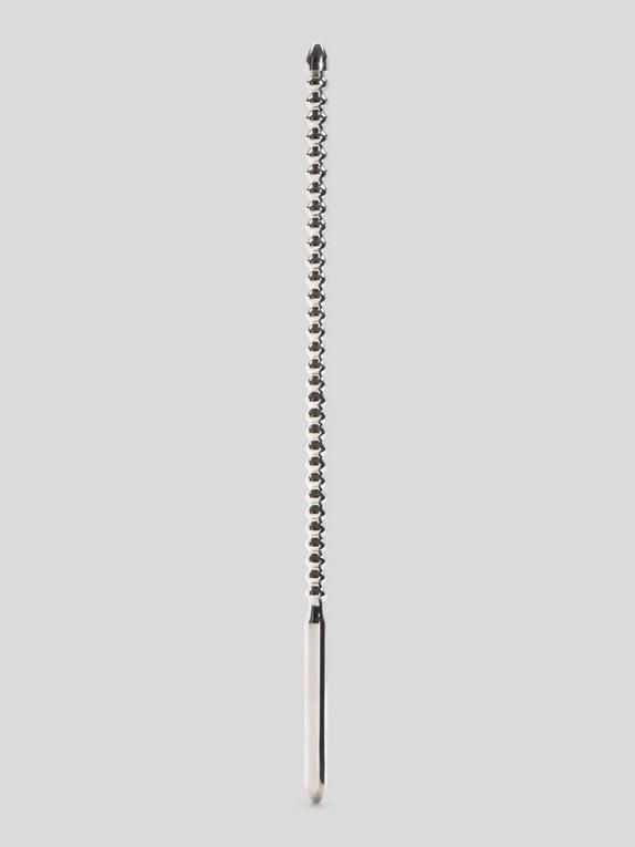 Penis Plug 8mm Double Ended Stainless Steel Ribbed Urethral Dilator