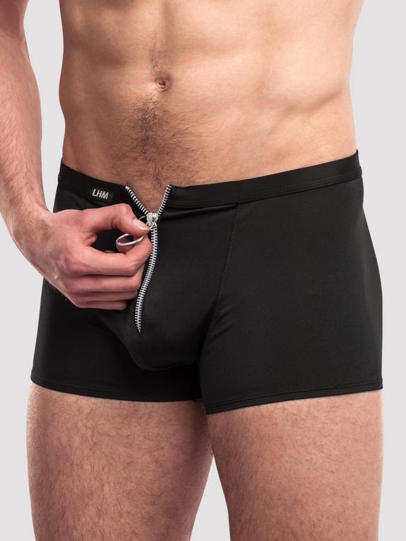 LHM Zipper Front Microfiber Boxer Shorts