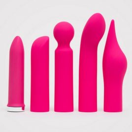 Lovehoney Rechargeable Bullet Vibrator and Sleeve Set (5 Piece)