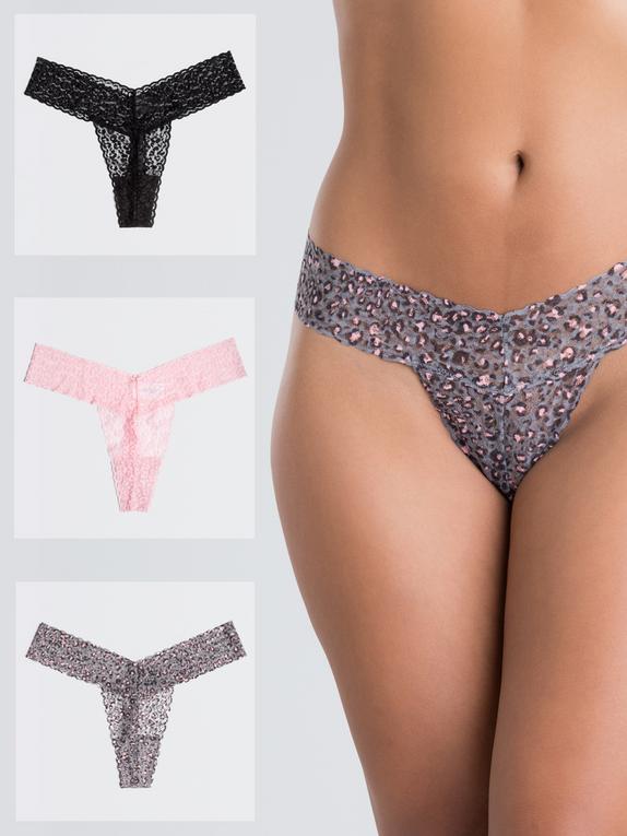 Lovehoney Cutie Booty Lace Thong Set (3 Count)