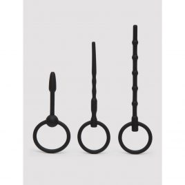 Ouch! Beginner's 3mm/5mm Silicone Hollow Urethral Plug Set (3 Piece)