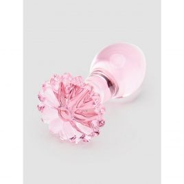 Lovehoney Medium Daisy Sensual Glass Butt Plug 3 Inch