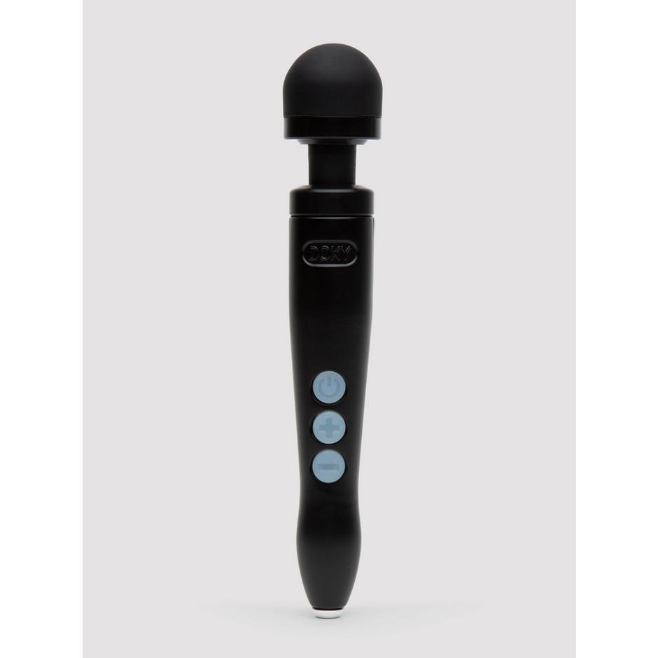 DOXY Die Cast 3R Black Rechargeable Massage Wand Vibrator