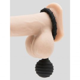 Colt Pure Silicone Ribbed Stretchy Weighted Cock Ring