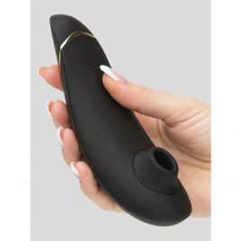 Womanizer Premium Smart Silence Clitoral Stimulator Black