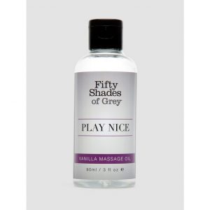 Fifty Shades of Grey Play Nice Vanilla Massage Oil 3 fl oz