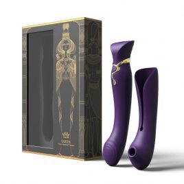 Queen Set G-Spot Vibrator Twilight Purple  - ZALO USA LLC