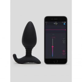 Lovense Hush App Controlled Rechargeable Vibrating Butt Plug 4 Inch