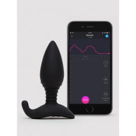 Lovense Hush App Controlled Rechargeable Vibrating Butt Plug 3.5 Inch