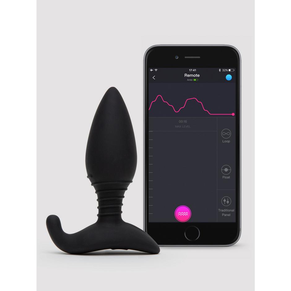 Lovense Hush App Controlled Rechargeable Vibrating Butt Plug 3.5 Inch