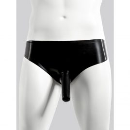 Renegade Rubber Latex Pants with Penis Sheath