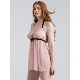 Lovehoney Barely There Blush Pink Babydoll Set