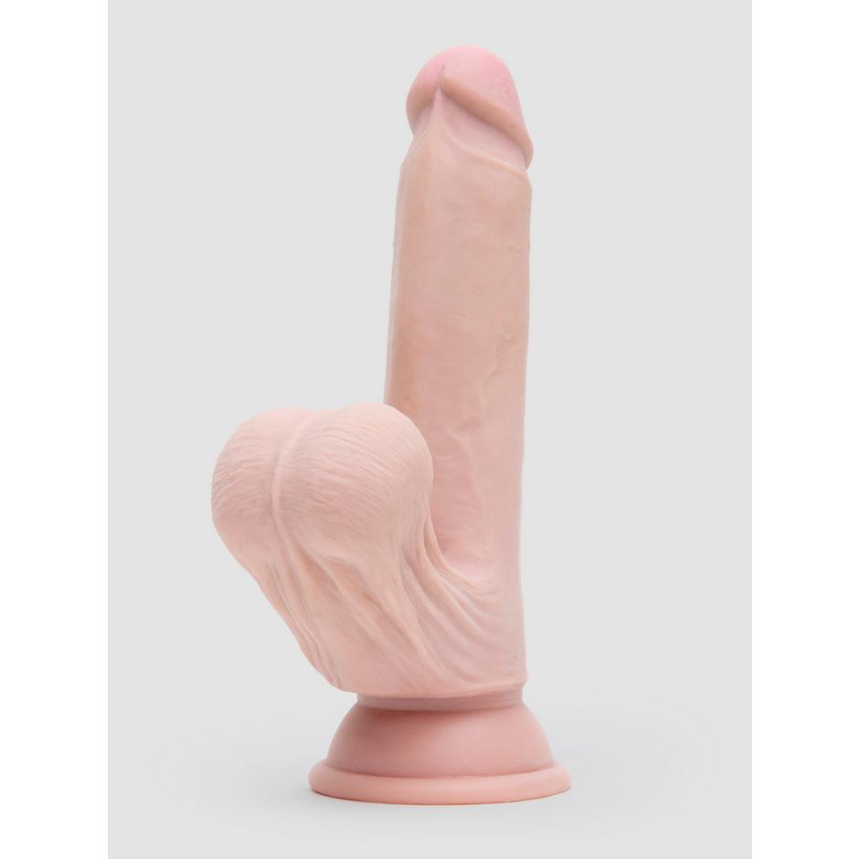 King Cock Girthy Triple Density Ultra Realistic Dildo with Swinging Balls 6 Inch