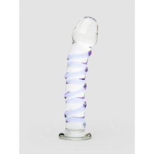 Lovehoney Sensual Glass Spiral Glass Dildo 7 Inch