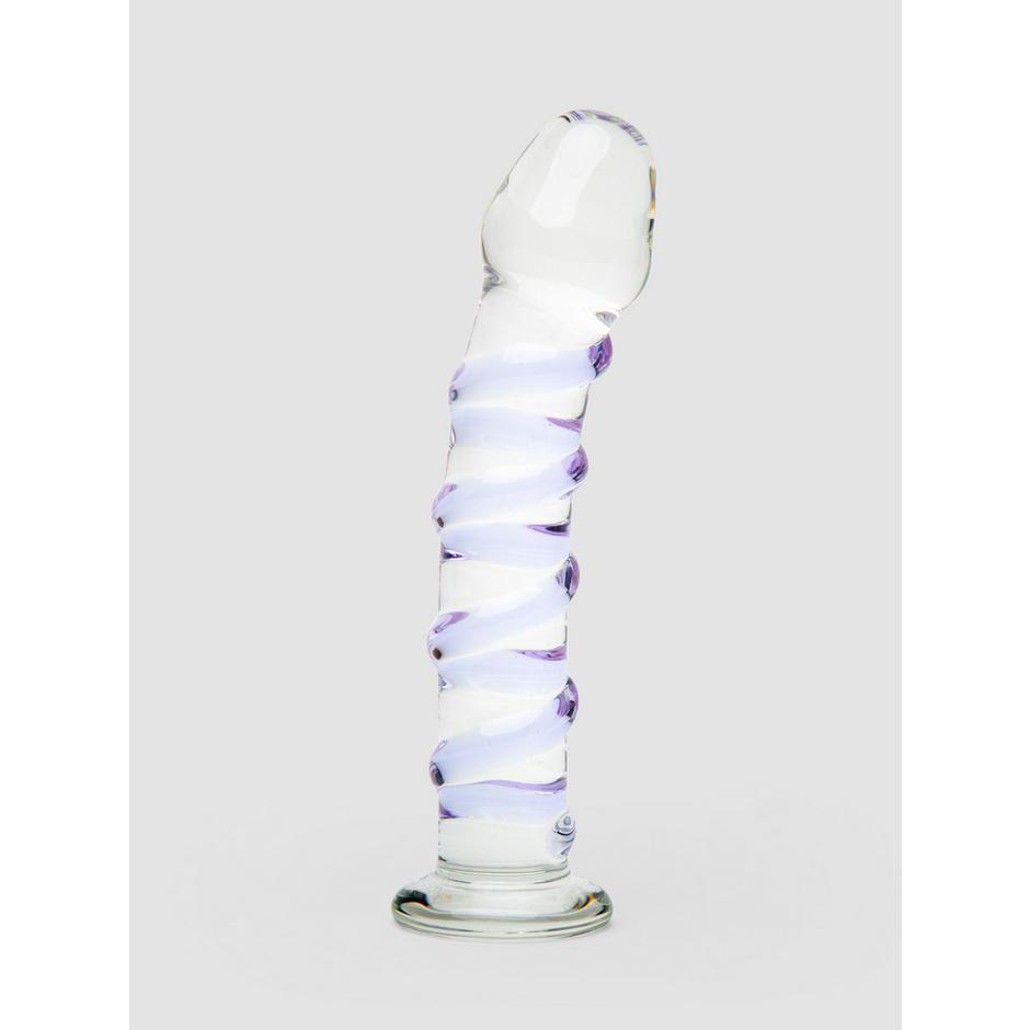 Lovehoney Sensual Glass Spiral Glass Dildo 7 Inch