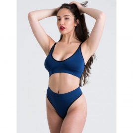 Lovehoney Mindful Blue Seamless Bra Set