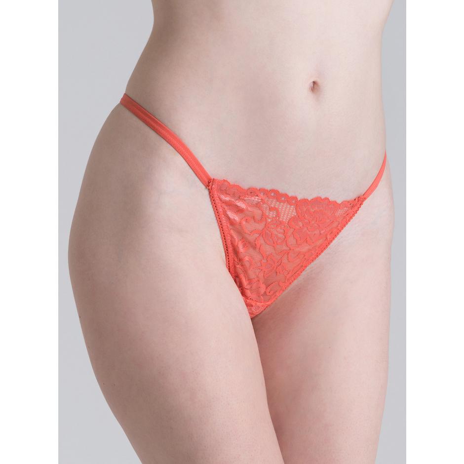 Lovehoney Flirty Coral Lace G-String