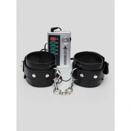 ElectroShock Faux Leather Electrostim Handcuffs