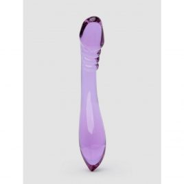 Lovehoney Sensual Glass Curved Textured Dildo