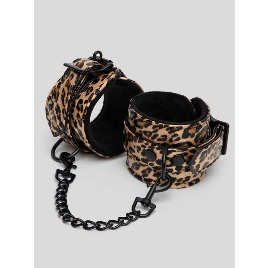 Bondage Boutique Leopard Print Wrist Cuffs