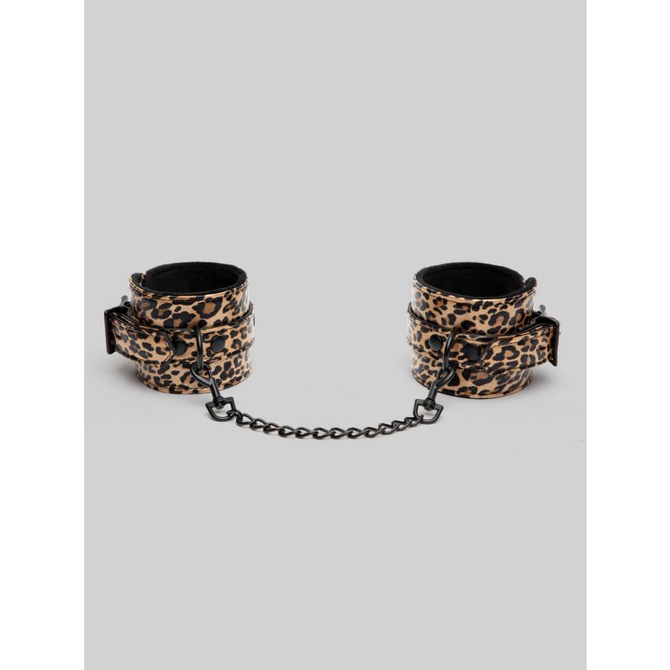 Bondage Boutique Leopard Print Ankle Cuffs