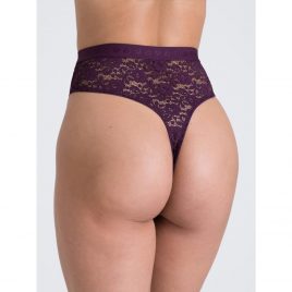 Lovehoney Mindful Plum Lace Thong