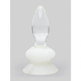Icicles No.91 Glass Butt Plug with Removable Suction Cup 3.5 Inch
