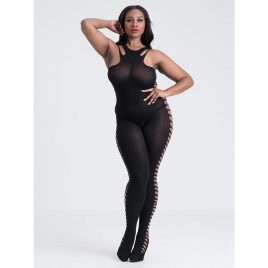 Lovehoney Plus Size Cut-Out Crotchless Bodystocking