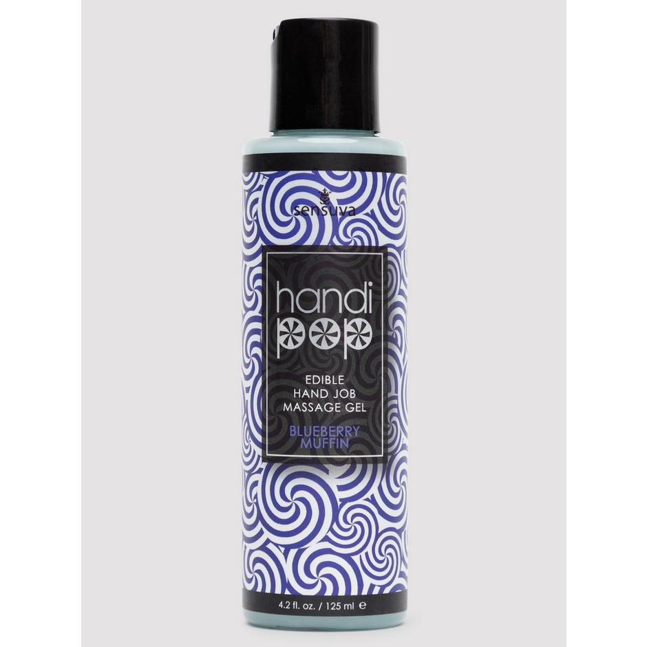 Handipop Edible Handjob Massage Gel Blueberry Muffin 4.2 Oz