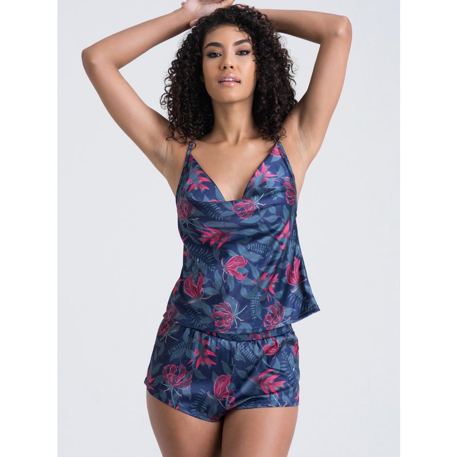 Lovehoney Moonlit Tropics Satin Cami Set