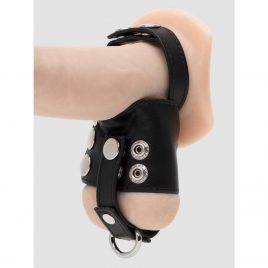 DOMINIX Cock Ring With 2 Inch Ball Stretcher And Optional Weight Ring