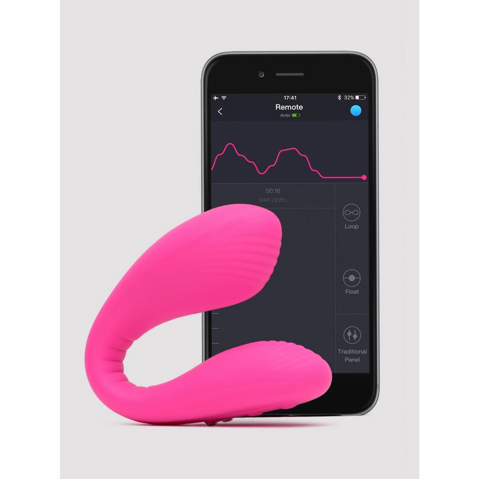 Lovense Quake App Controlled Rechargeable Dual Clitoral and G-Spot Vibrator