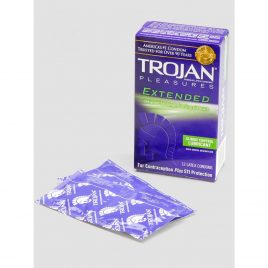Trojan Extended Pleasure Latex Condoms (12 Count)