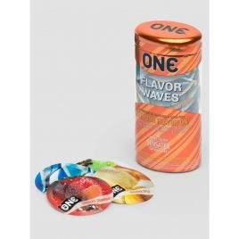 ONE Flavor Waves Latex Condoms (12 Count)