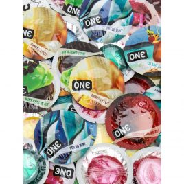 ONE Flavor Waves Latex Condoms Bowl (100 Count)