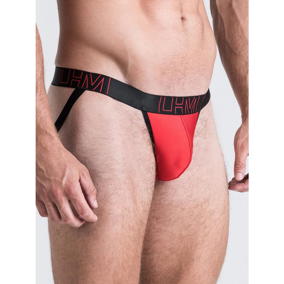 LHM Red Shiny Microfibre Jockstrap