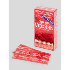 Kimono MicroThin Barely There Latex Condoms (12 Count)