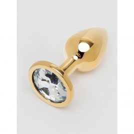 Lovehoney Jeweled Gold Metal Small Butt Plug 2.5 Inch